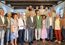 Das Gruppenfoto mit allen Beteiligten im Alten Rathaus
