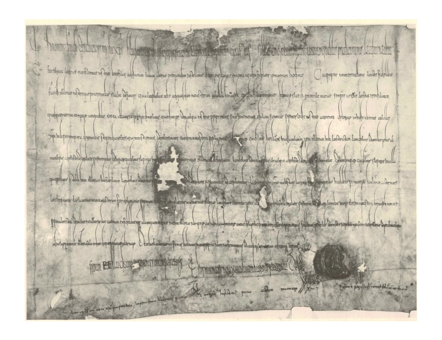 Die Kaiserurkunde vom 7. Juni 838 Hier ist die Kaiserurkunde von 07. Juni 838 zu sehen.