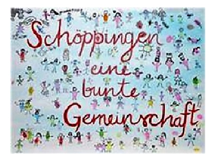 ein buntes Bild mit der Inschrift Schöppingen eine bunte Gemeinschaft&nbsp;&copy;&nbsp;Gemeinde Schöppingen