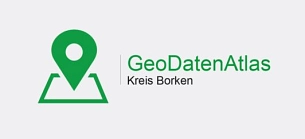 Das Bild zeigt das Logo des Geodatenatlas des Kreises Borken